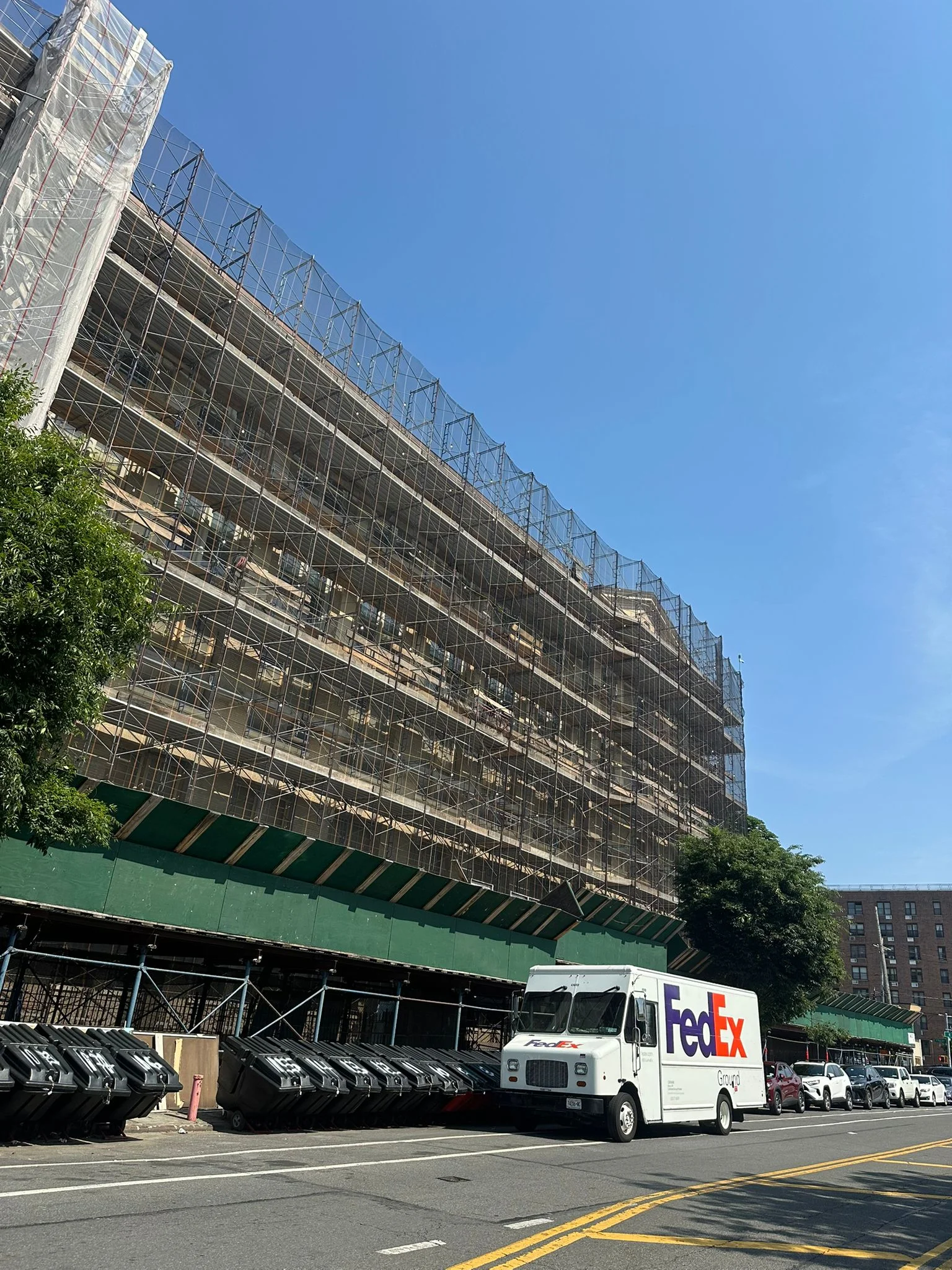 scaffolding and sidewalk shed rental in Bronx 17