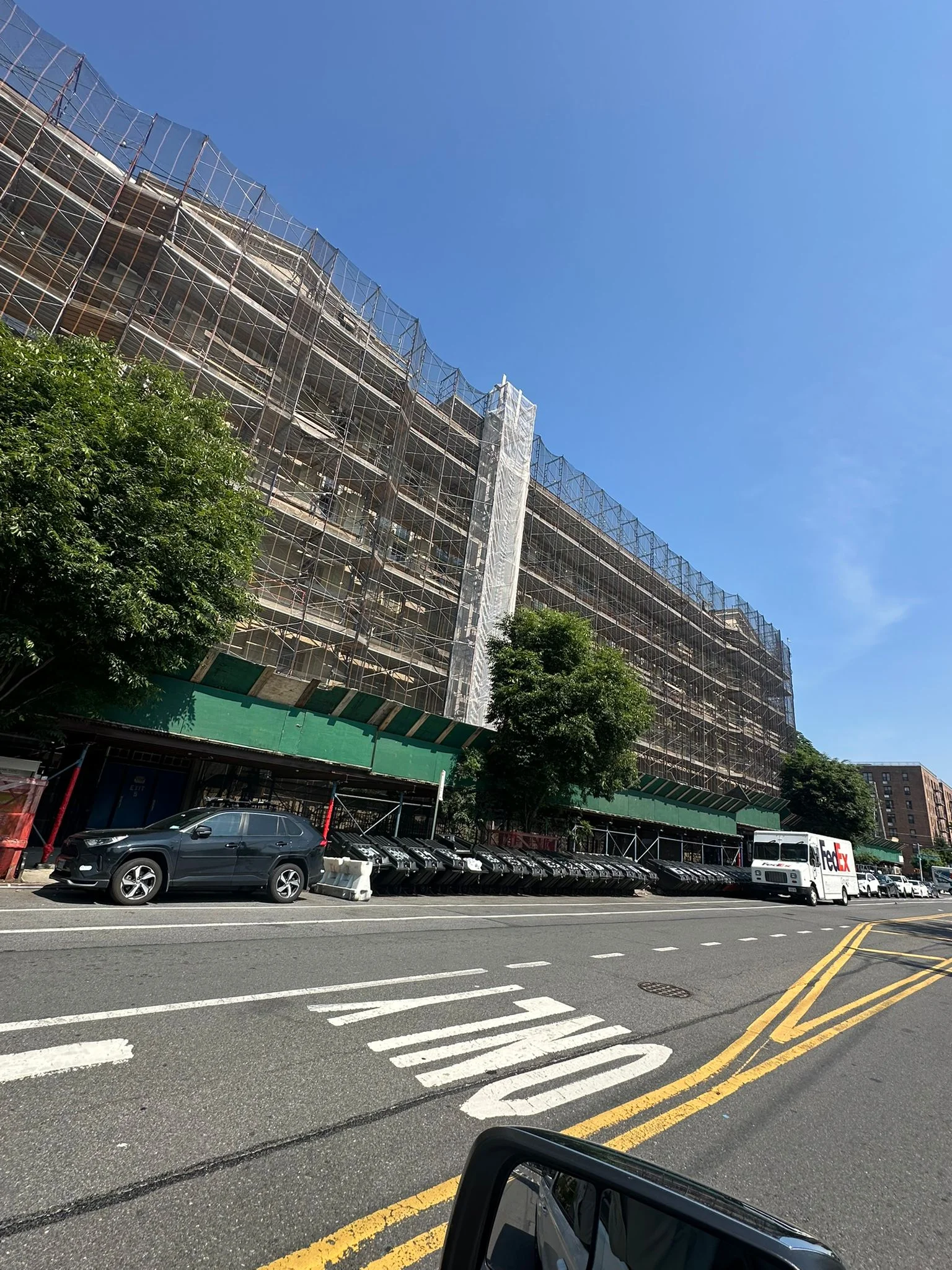 scaffolding and sidewalk shed rental in Bronx 20